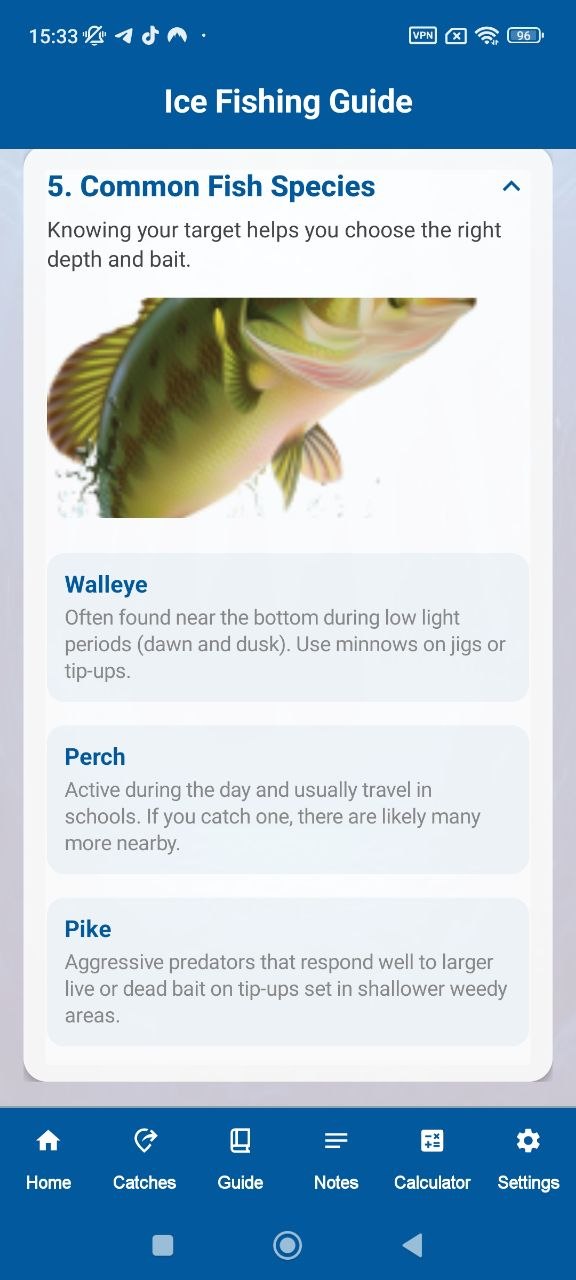 Weight calculator screen